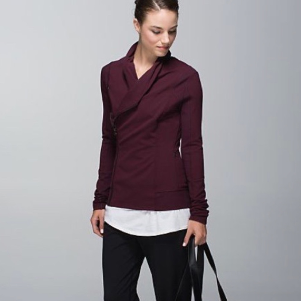 Lululemon Bhakti Jacket Bordeaux Drama